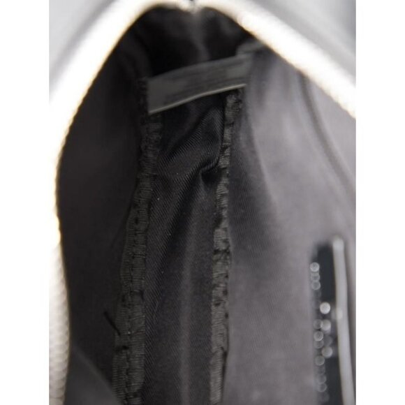 Rebecca Minkoff Black Quilted Crossbody Bag With Silver Studs & Chain Strap - Picture 5 of 5